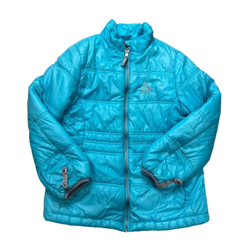 Gerry Girls Size M (10 -‎ 12) Blue Coat Jacket Lightweight Full Zip